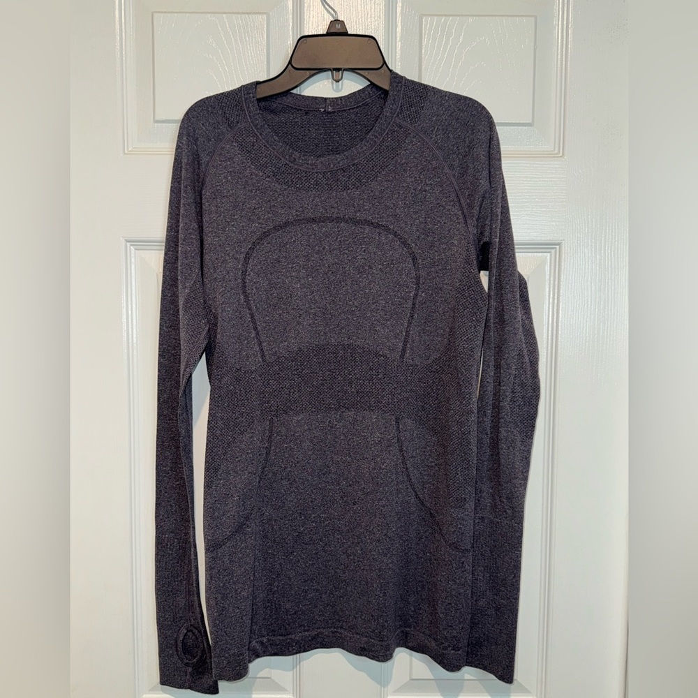 lululemon athletica Dark Gray Long Sleeve Top